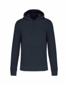 sweat capuche éco responsable homme navy bleu