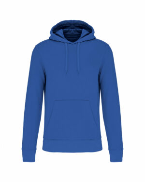 sweat capuche éco responsable homme indigo