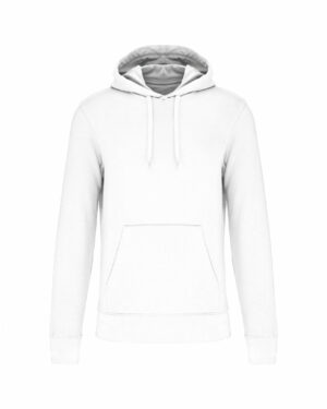 sweat capuche éco responsable homme blanc