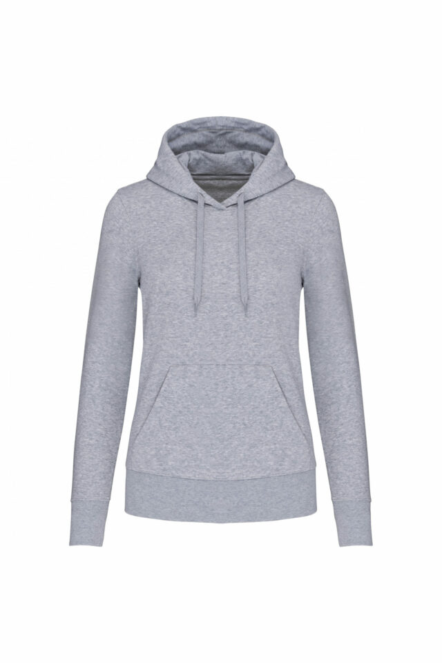 sweat éco responsable femme gris chiné