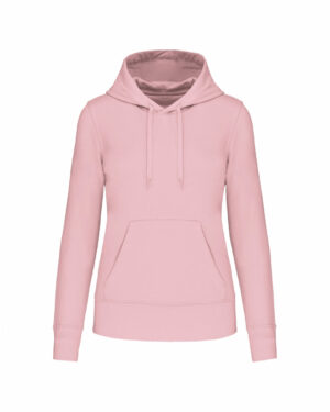 sweat éco responsable femme rose pale