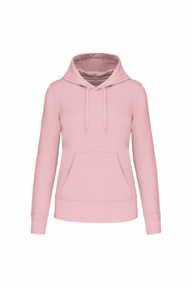sweat éco responsable femme rose pale
