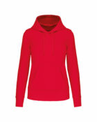 sweat éco responsable femme rouge