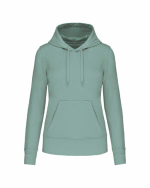 sweat éco responsable femme vert clair
