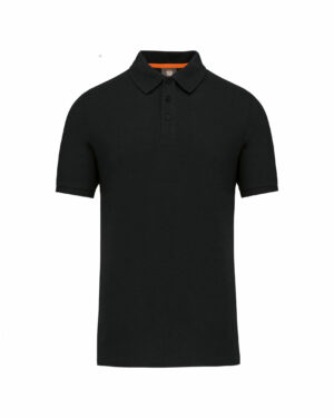polo écoresponsable homme noir