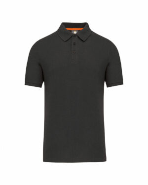 polo écoresponsable homme gris sombre