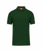 polo écoresponsable homme vert forêt