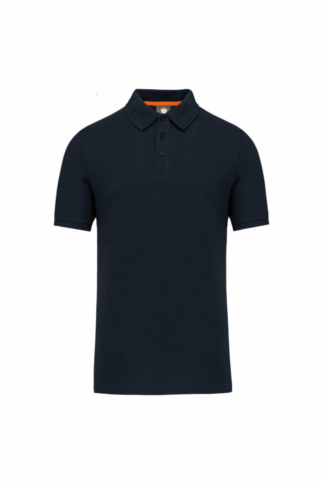 polo écoresponsable homme noir