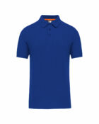 polo écoresponsable homme bleu roi