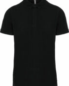 polo manches courtes homme noir