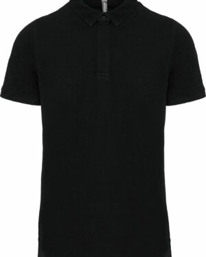 polo manches courtes homme noir