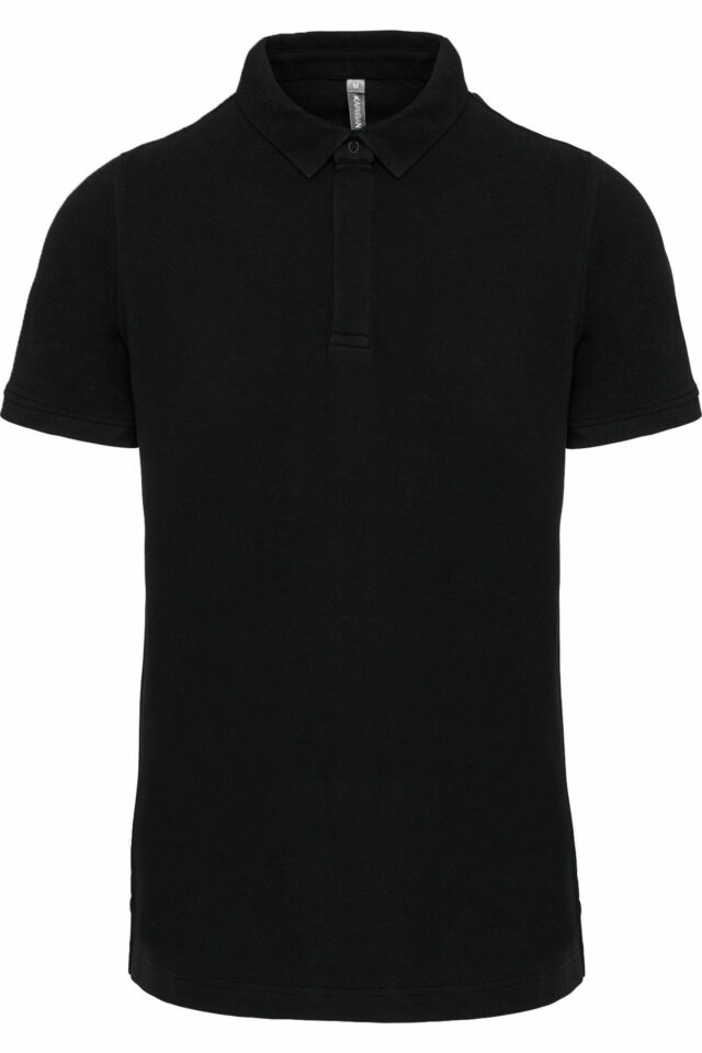 polo manches courtes homme noir