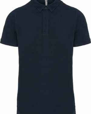 polo manches courtes homme bleu navy