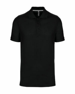 polo manches courtes homme noir