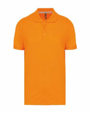 polo manches courtes homme orange