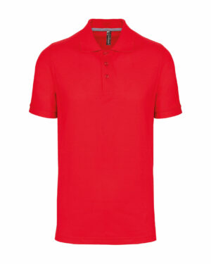 polo manches courtes homme rouge