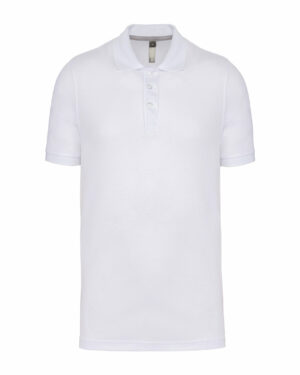 polo manches courtes homme blanc