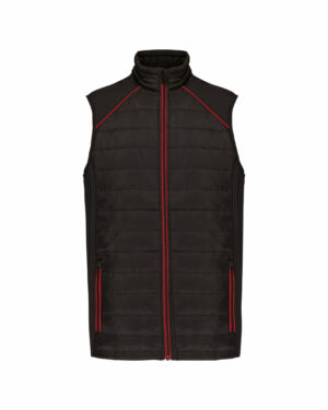 bodywarmer noir et rouge