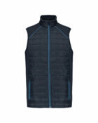bodywarmer bleu ciel et navy