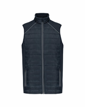bodywarmer navy et argent