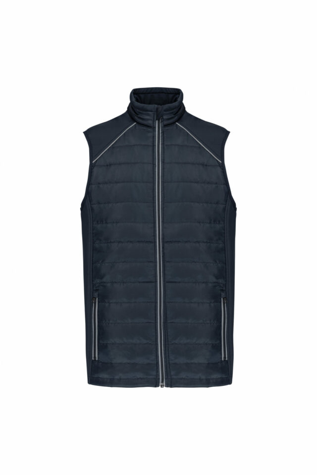bodywarmer navy et argent