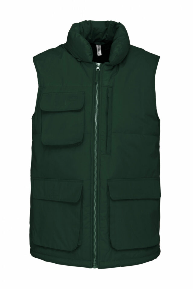 bodywarmer vert forêt