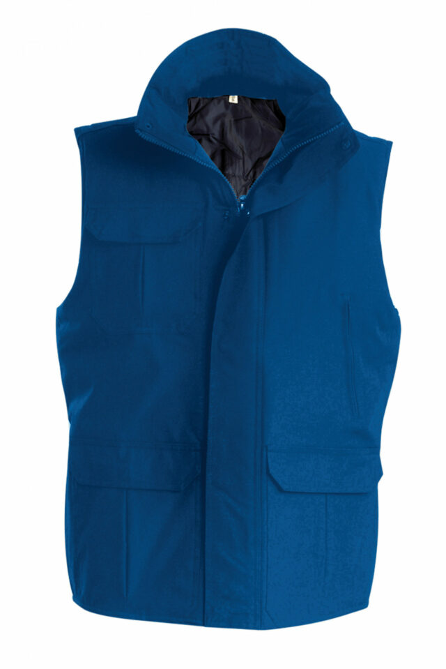 bodywarmer bleu roi