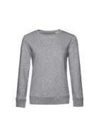 Pull femme gris clair chiné