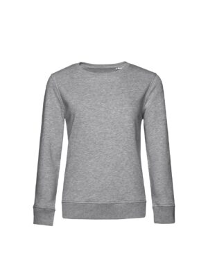Pull femme gris clair chiné