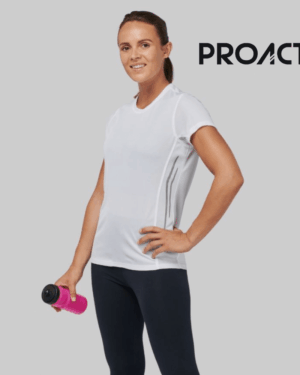 t-shirt bi-matière femme à personnaliser