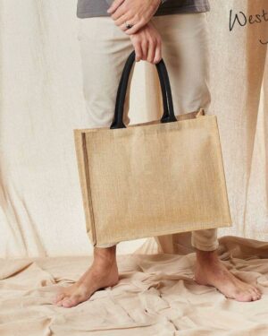 sac classique en jute à personnaliser