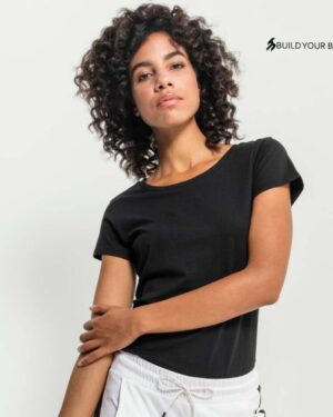 t-shirt col large femme à personnaliser