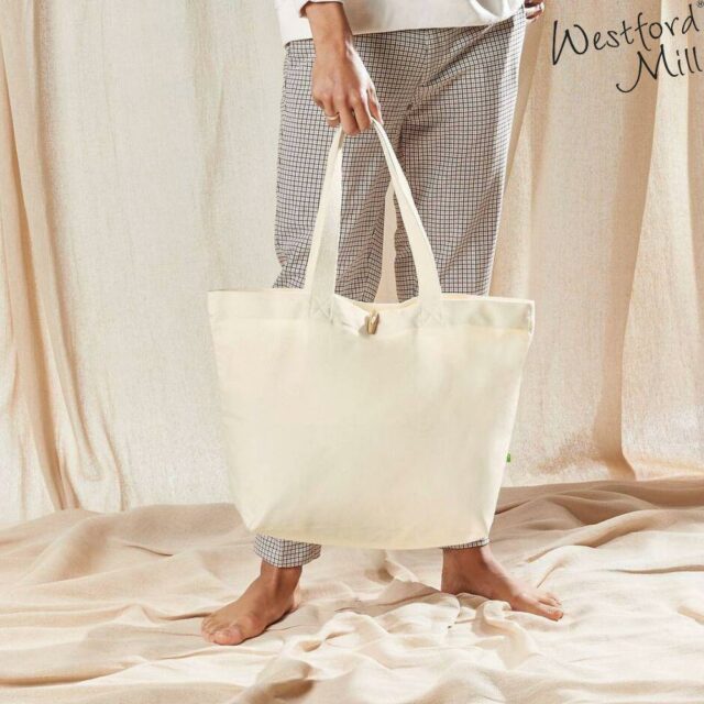 sac de plage recyclé à personnaliser