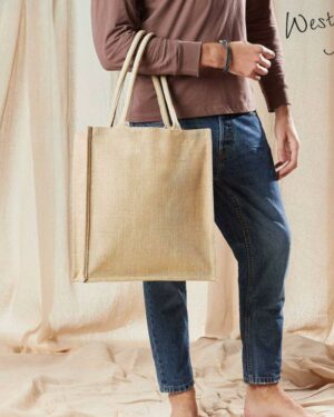 sac classique en jute à personnaliser