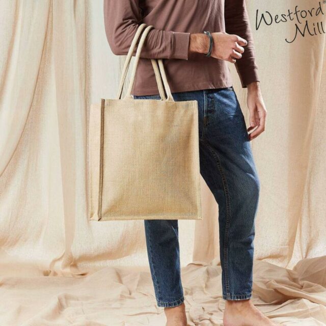 sac classique en jute à personnaliser