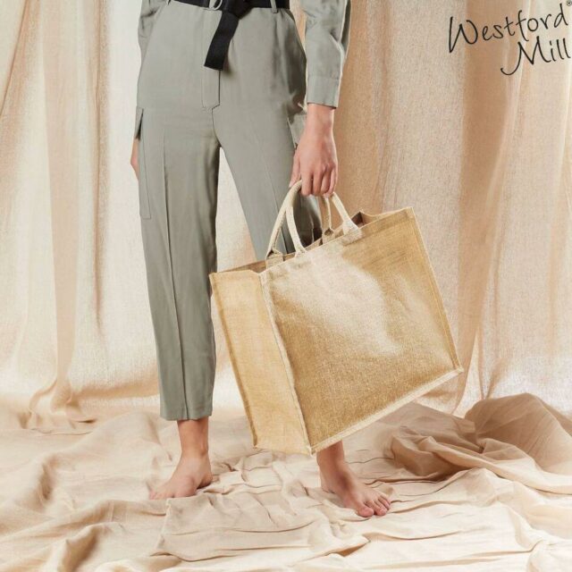 sac en jute naturel à personnaliser