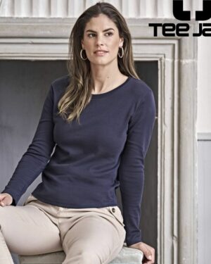 t-shirt manches longues interlock femme