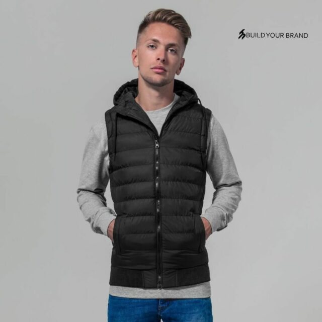 doudoune sans manches capuche à personnaliser