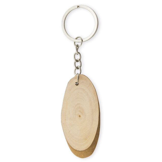 porte-clés en bois à personnaliser