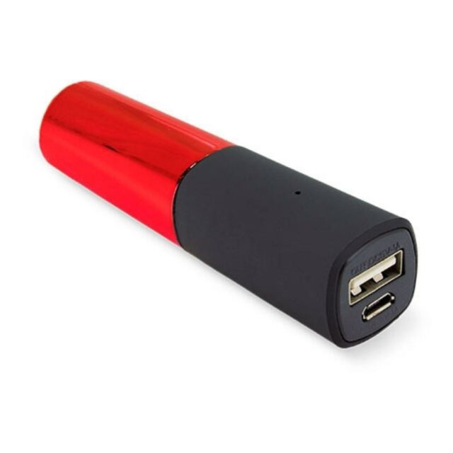 batterie externe rouge à lèvre à personnaliser