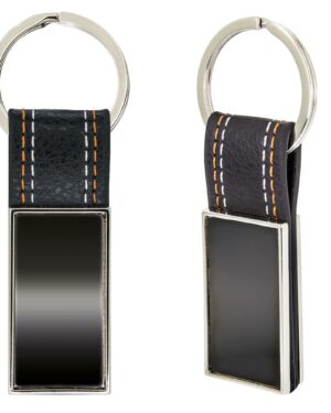 porte-clés noir à personnaliser