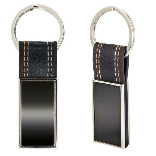 porte-clés noir à personnaliser