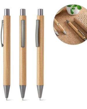 stylo en bambou à personnaliser