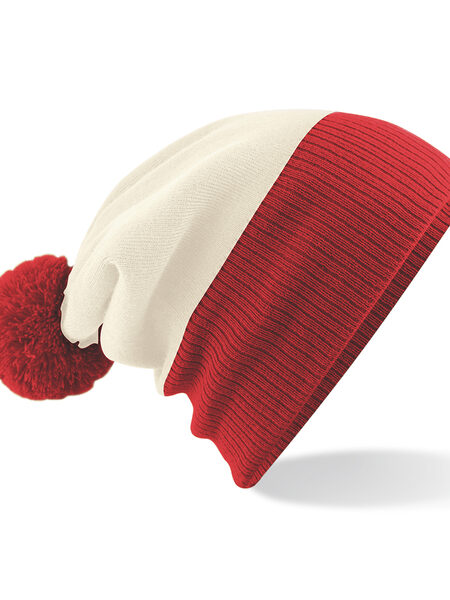 Blanc cassé/Rouge vif